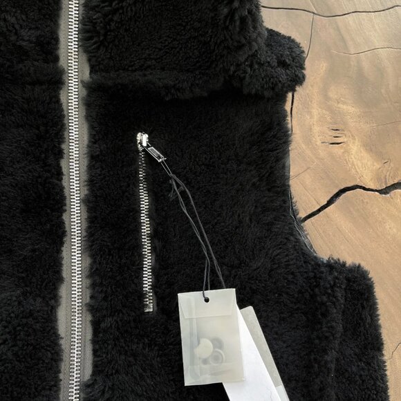 Rick Owens - EU46 GRAIL Lamb Shearling Rare Runway Gimp Vest FW22 Strobe - Picture 8 of 16